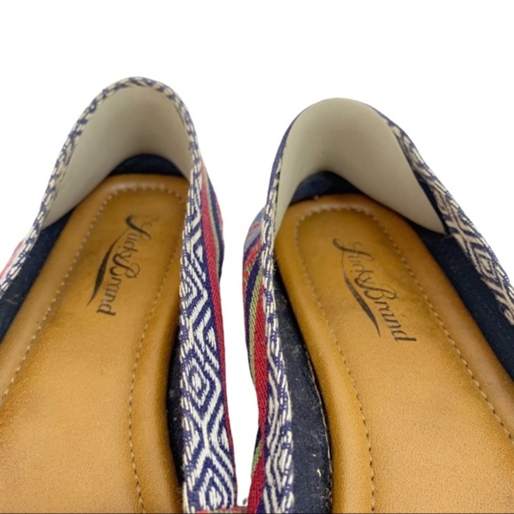 LUCKY BRAND Dexie Boho Aztec Espadrille Flats Women’s Size 7 - Picture 8 of 8